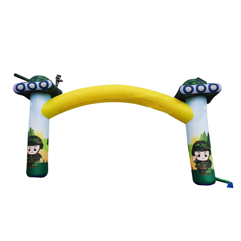 Semicircular tank event festival Customized Advertising Inflatable Arch 1