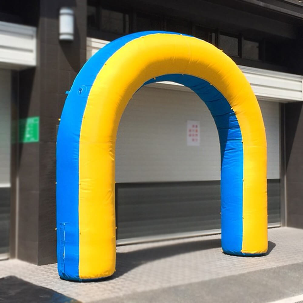 Customized semicircle Colorful Advertising Outdoor Inflatable Entrance Lighting Arch 2
