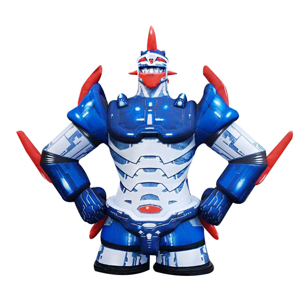 Custom Mascot Made Robot Iron Warrior Animated characters Inflatable Advertising Cartoon balloon 1