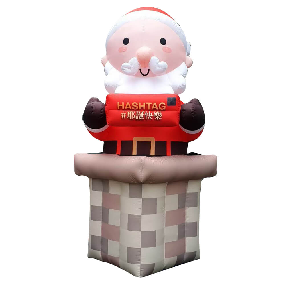 Custom Mascot Made Christmas Santa Claus Inflatable Advertising Cartoon balloon 1