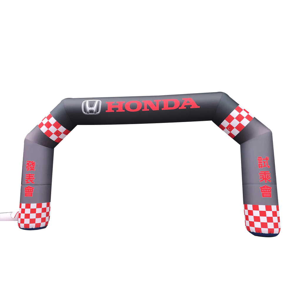 Octagonal sport marathon Road running event Inflatable Entrance tart And Finish Line Balloon Arch 1
