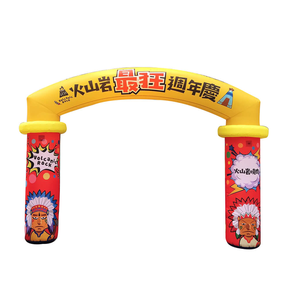Opening event Customized Advertising LED light Inflatable Entrance Arch 1