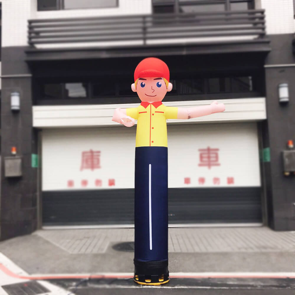 Custom Outdoor air tube man Advertising Inflatable Air Sky Dancer with blower 1