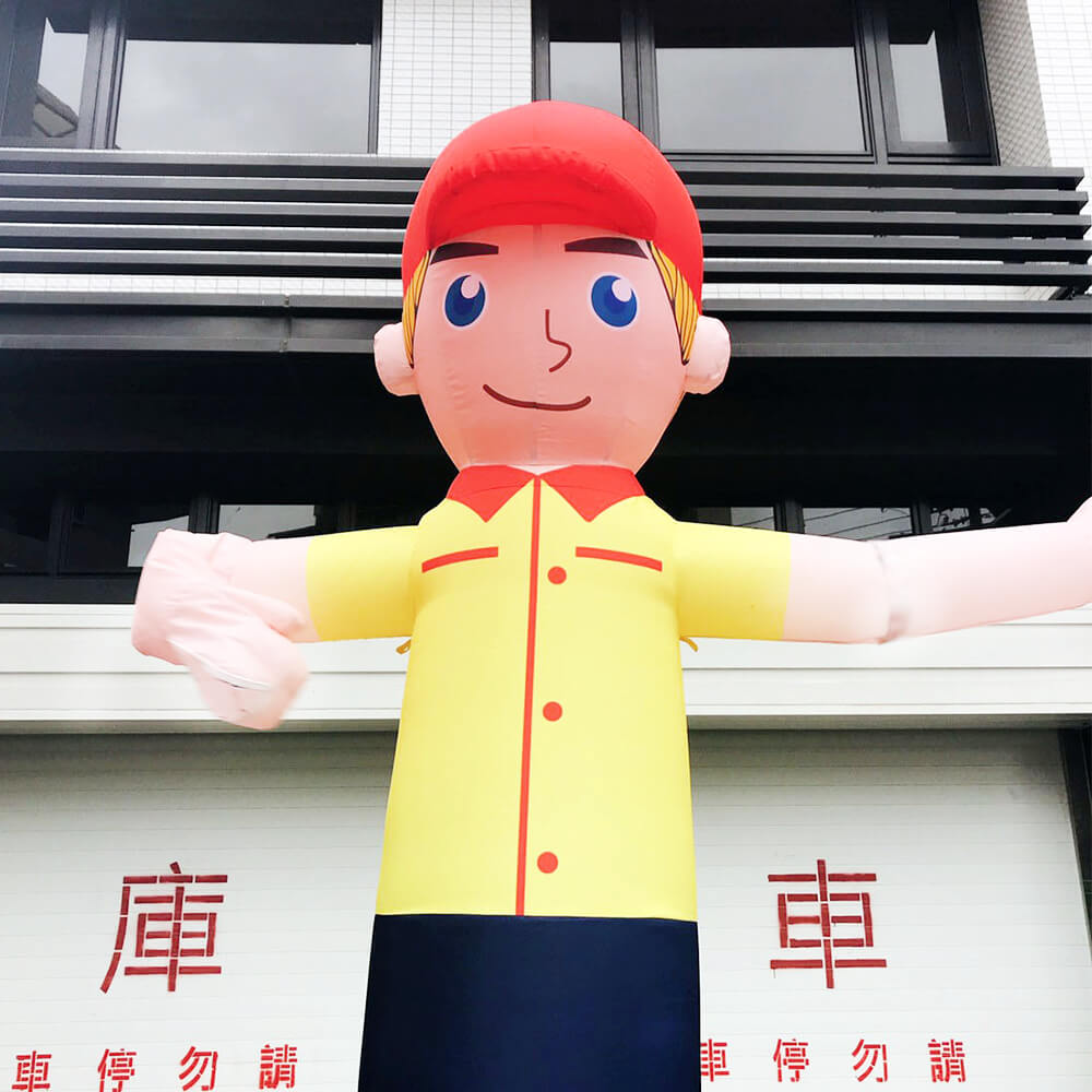 Custom Outdoor air tube man Advertising Inflatable Air Sky Dancer with blower 2