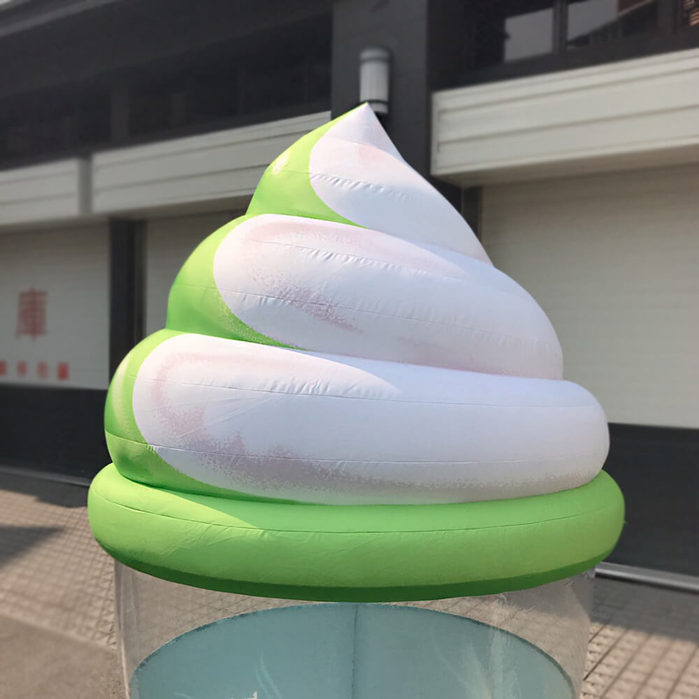 Inflatable Ice cream Mascot characters Advertising light 1