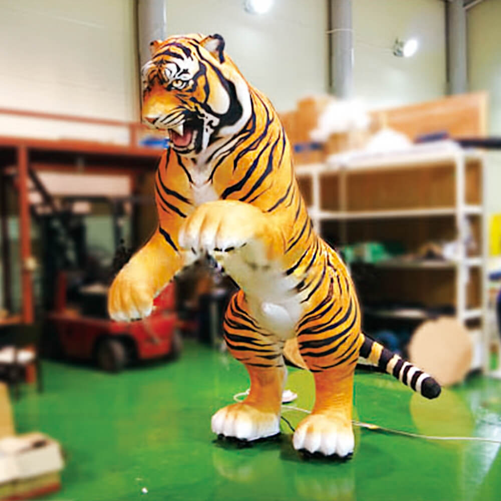 Funny Mascot Made Custom Shapes Logo Tiger Inflatable Advertising Cartoon balloon 1