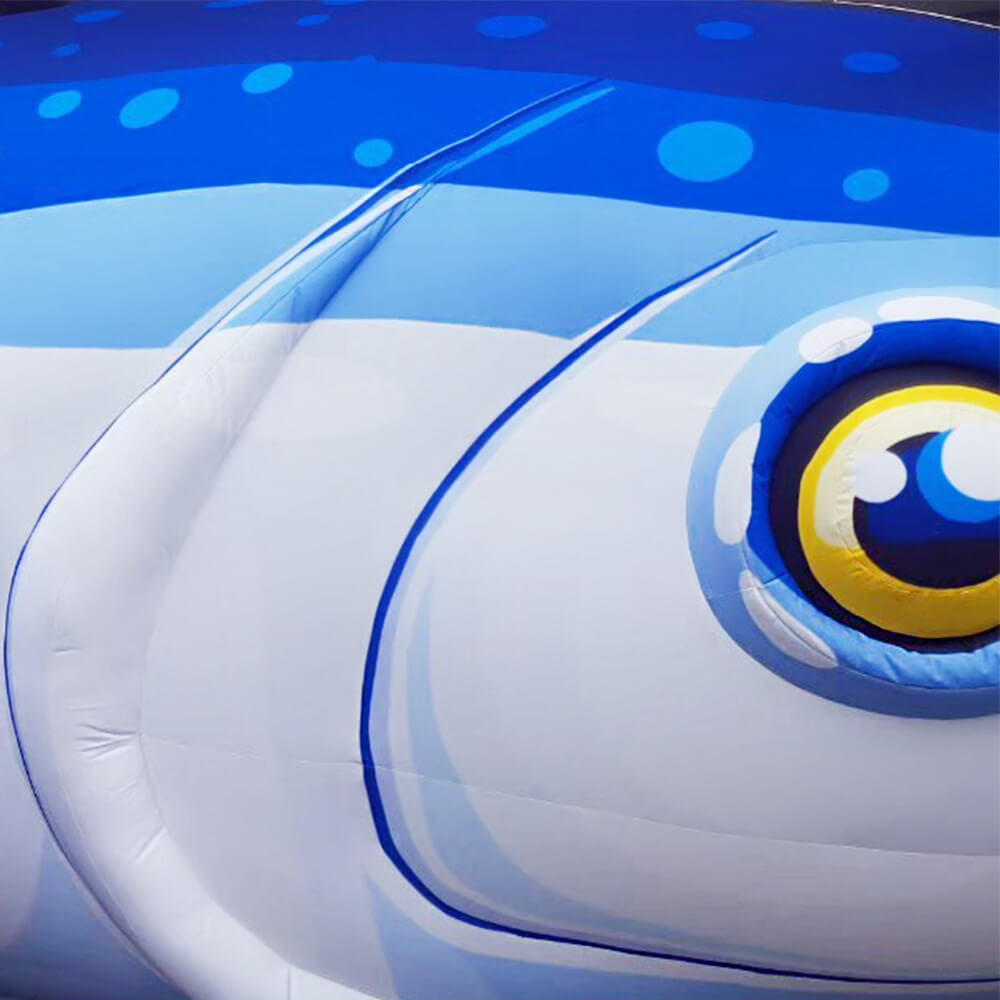 Custom Mascot Made Mackerel fish marine life Inflatable Advertising Cartoon balloon 2