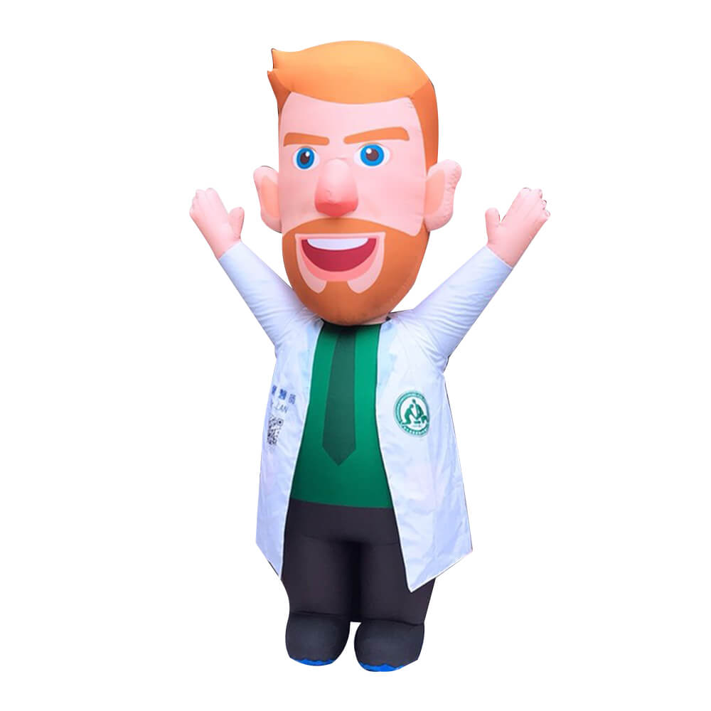 Custom Mascot Made doctor Inflatable Advertising Cartoon balloon 1