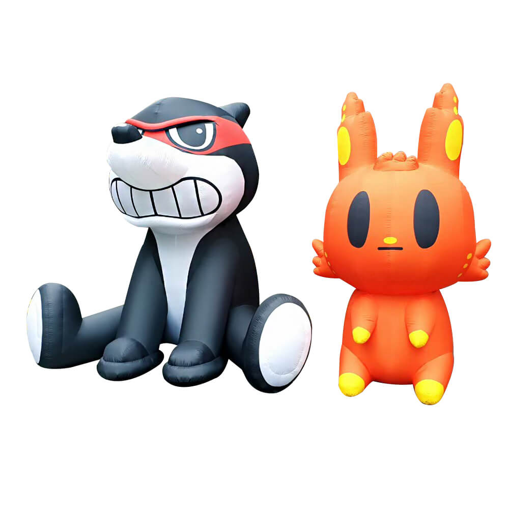 Custom Mascot Made Cat Dog Inflatable Advertising Cartoon balloon 1