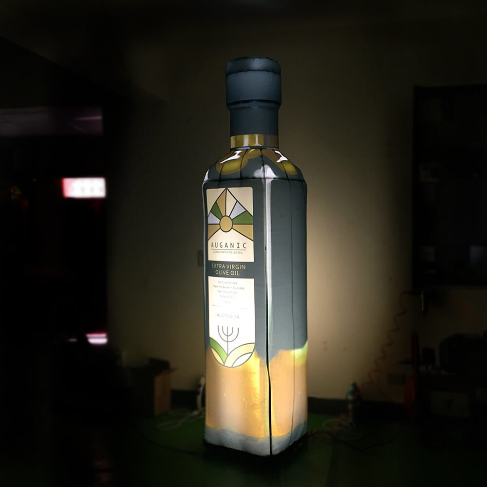 Giant Custom Large Motor Oil Hanging Inflatable Vodka Advertising Champagne Bottle Model Balloon 2