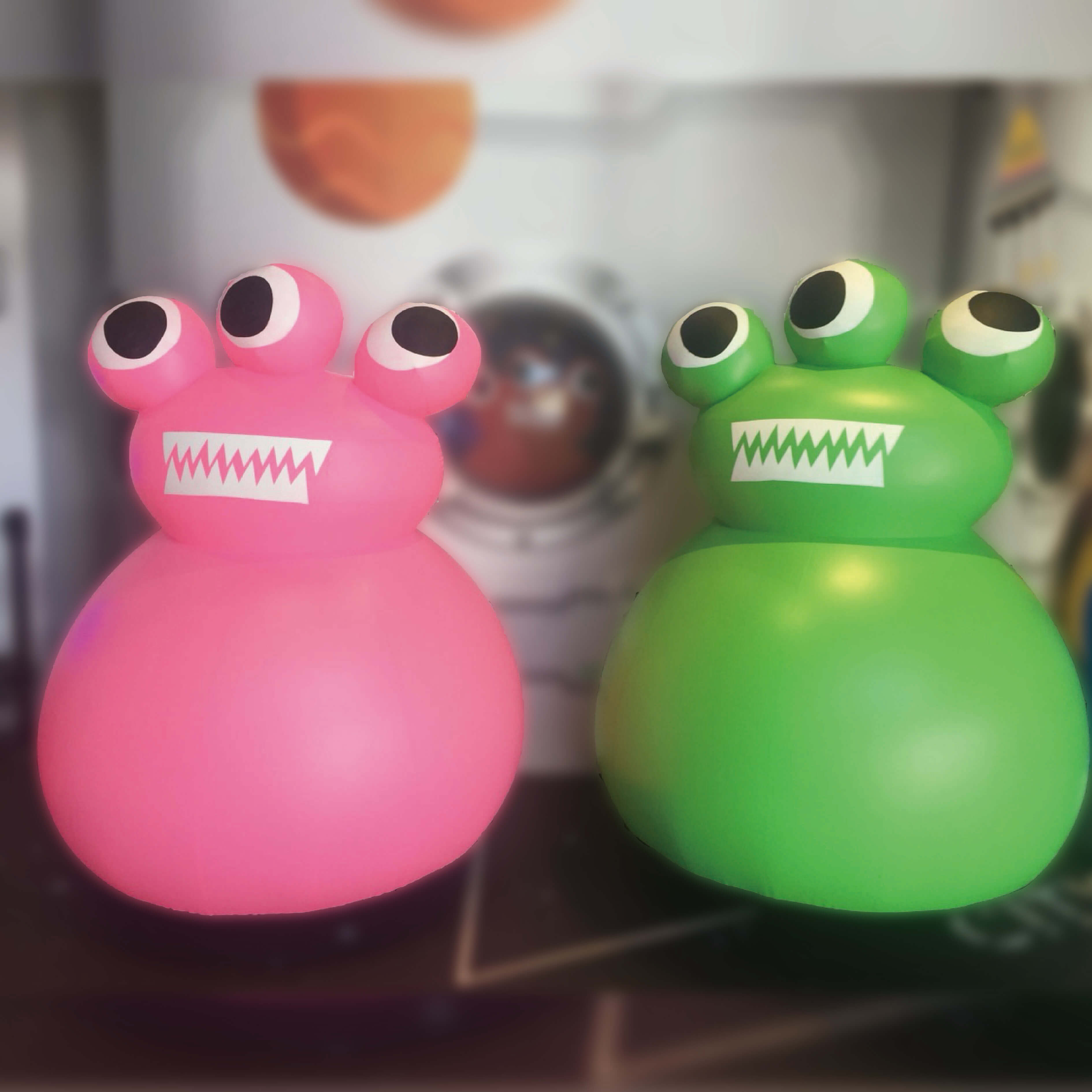 Costume Inflatable Advertising Mascot PVC Plastic Balloon alien universe planet Inflatable Advertising Shaped Balloons 2